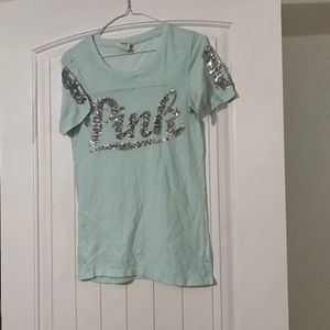 Pink bling top